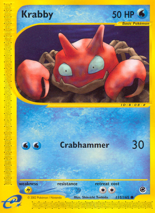 Krabby (115/165) [Expedition: Base Set] | Anubis Games and Hobby