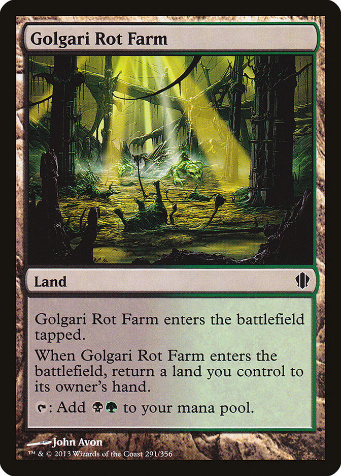 Golgari Rot Farm [Commander 2013] | Anubis Games and Hobby