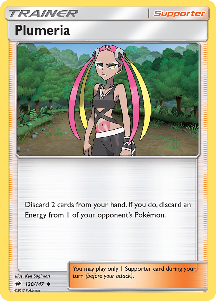 Plumeria (120/147) [Sun & Moon: Burning Shadows] | Anubis Games and Hobby