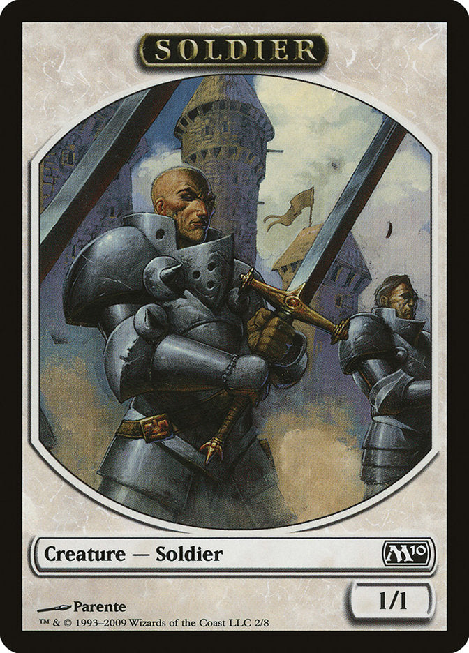 Soldier Token [Magic 2010 Tokens] | Anubis Games and Hobby