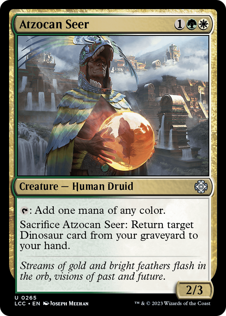 Atzocan Seer [The Lost Caverns of Ixalan Commander] | Anubis Games and Hobby