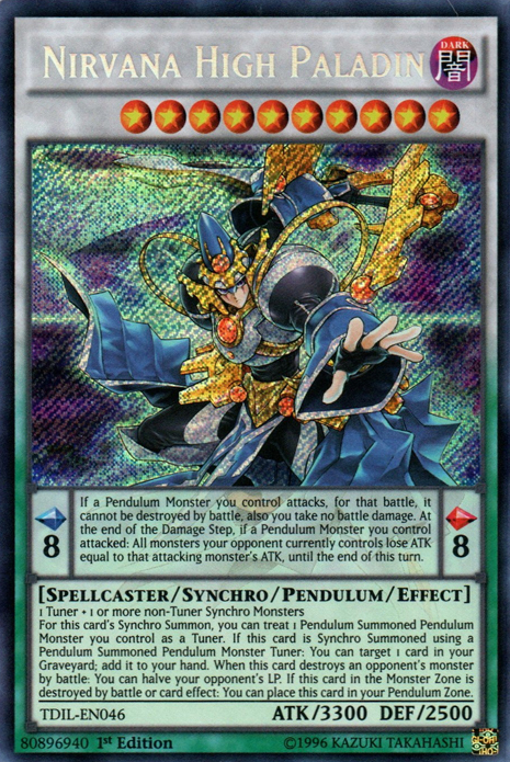 Nirvana High Paladin [TDIL-EN046] Secret Rare | Anubis Games and Hobby