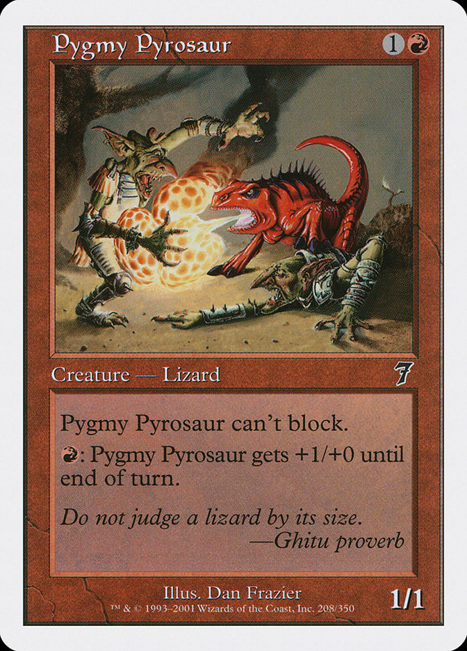 Pygmy Pyrosaur [Seventh Edition] | Anubis Games and Hobby