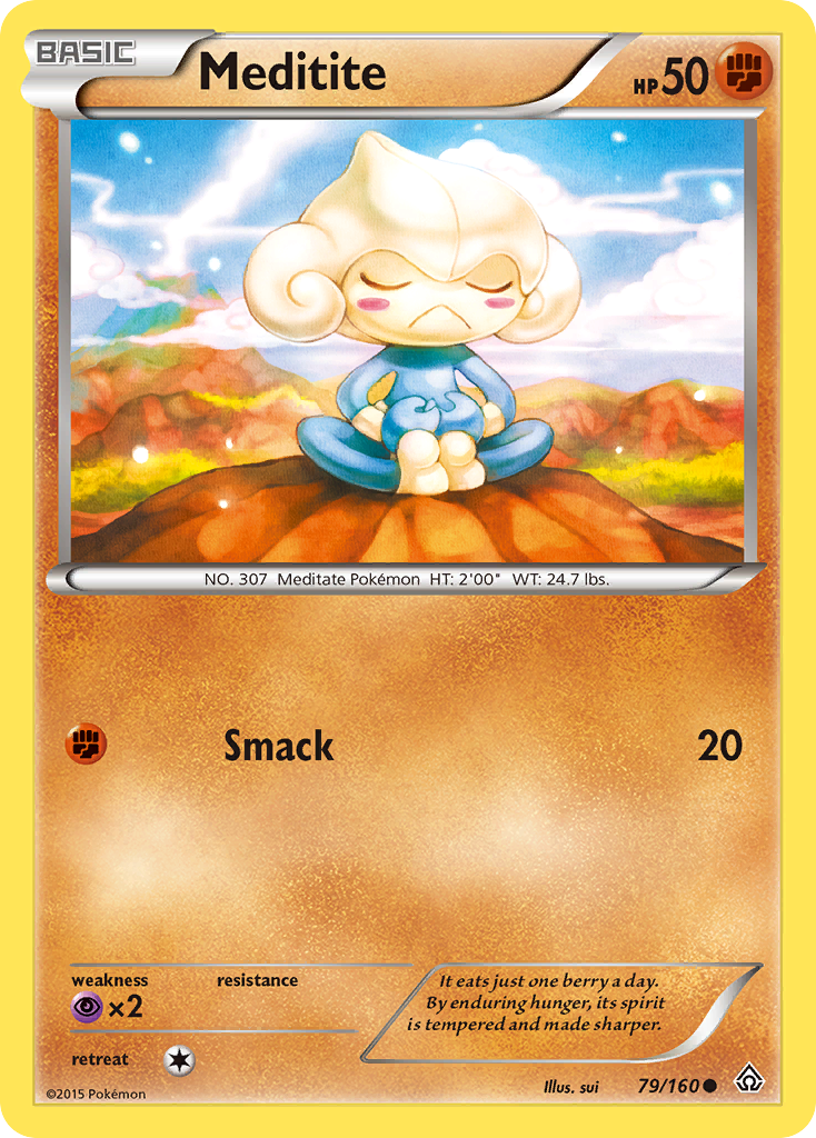 Meditite (79/160) [XY: Primal Clash] | Anubis Games and Hobby