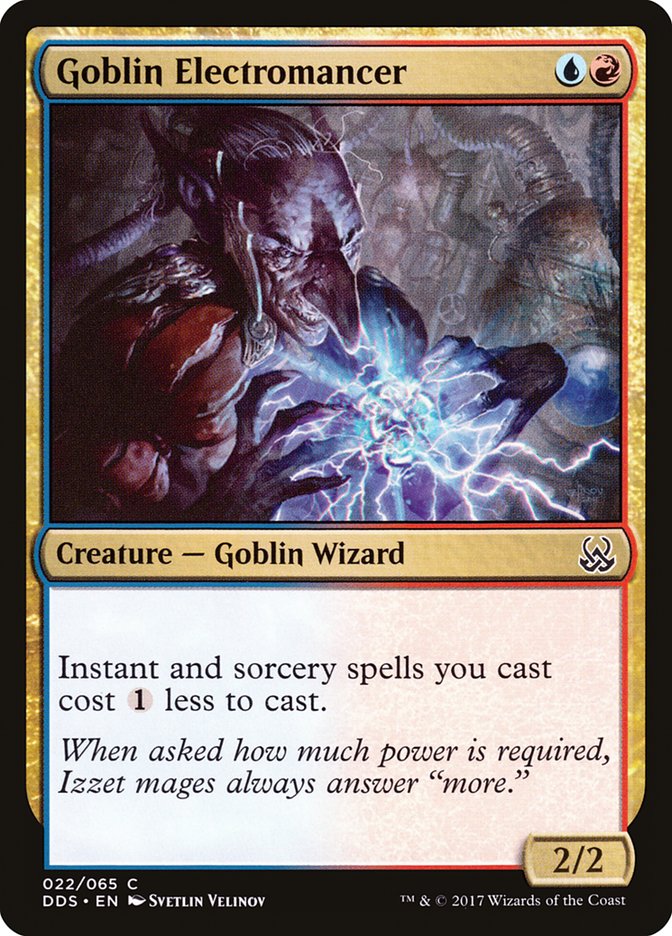 Goblin Electromancer [Duel Decks: Mind vs. Might] | Anubis Games and Hobby