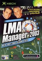 LMA Manager 2003 - PAL Xbox | Anubis Games and Hobby