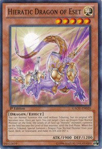 Hieratic Dragon of Eset [Galactic Overlord] [GAOV-EN020] | Anubis Games and Hobby