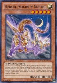 Hieratic Dragon of Nebthet [Galactic Overlord] [GAOV-EN021] | Anubis Games and Hobby