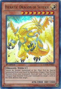 Hieratic Dragon of Sutekh [Galactic Overlord] [GAOV-EN025] | Anubis Games and Hobby
