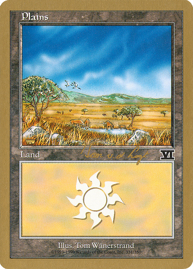 Plains (tvdl331) (Tom van de Logt) [World Championship Decks 2000] | Anubis Games and Hobby