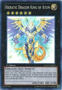 Hieratic Dragon King of Atum [Galactic Overlord] [GAOV-EN047] | Anubis Games and Hobby