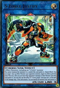 S-Force Justify [BLVO-EN048] Ultra Rare | Anubis Games and Hobby