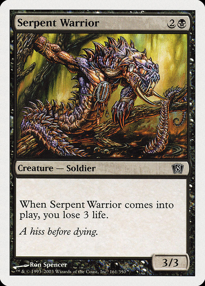 Serpent Warrior [Eighth Edition] | Anubis Games and Hobby