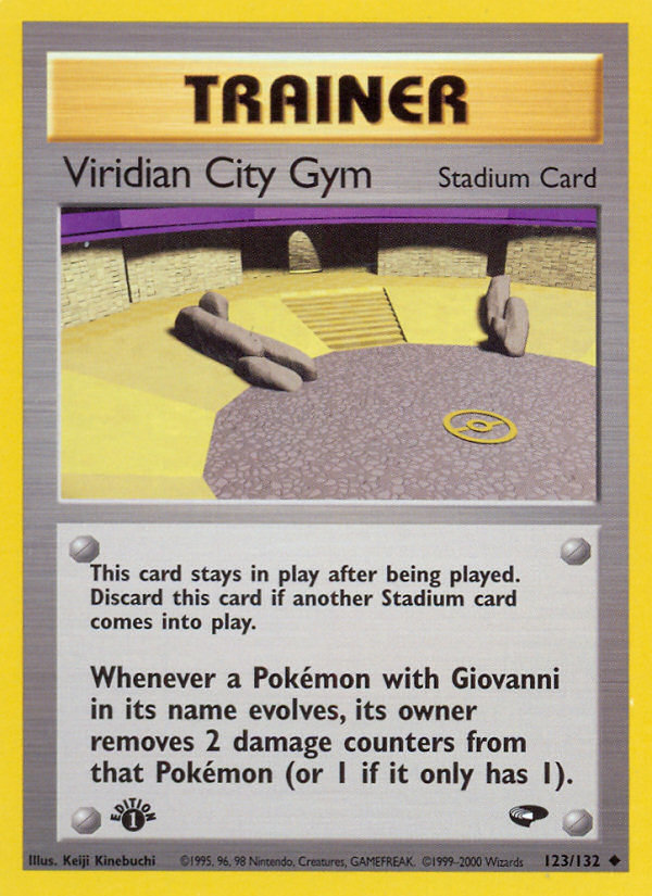 Viridian City Gym (123/132) [Gym Challenge 1st Edition] | Anubis Games and Hobby