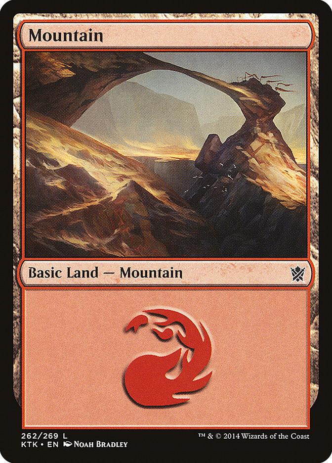 Mountain (262) [Khans of Tarkir] | Anubis Games and Hobby