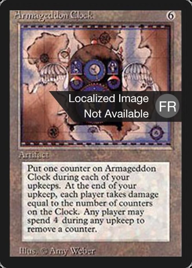 Armageddon Clock [Foreign Black Border] | Anubis Games and Hobby