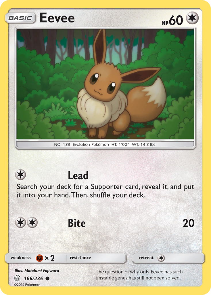 Eevee (166/236) [Sun & Moon: Cosmic Eclipse] | Anubis Games and Hobby