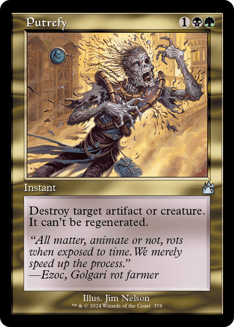 Putrefy (Retro Frame) [Ravnica Remastered] | Anubis Games and Hobby