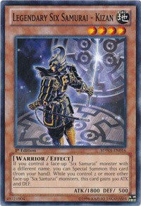 Legendary Six Samurai - Kizan [Structure Deck: Samurai Warlords] [SDWA-EN016] | Anubis Games and Hobby