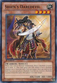 Shien's Daredevil [Structure Deck: Samurai Warlords] [SDWA-EN020] | Anubis Games and Hobby