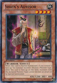 Shien's Advisor [Structure Deck: Samurai Warlords] [SDWA-EN022] | Anubis Games and Hobby