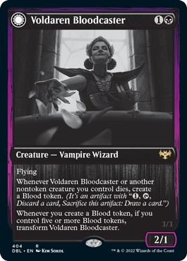 Voldaren Bloodcaster // Bloodbat Summoner [Innistrad: Double Feature] | Anubis Games and Hobby