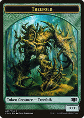 Treefolk // Wolf Double-Sided Token [Commander 2014 Tokens] | Anubis Games and Hobby