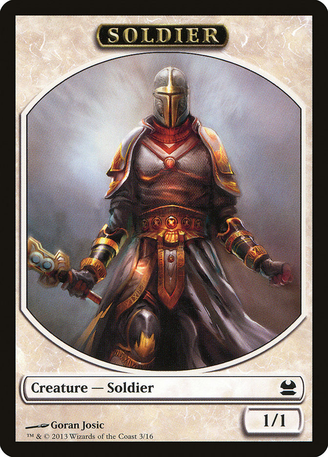 Soldier Token [Modern Masters Tokens] | Anubis Games and Hobby