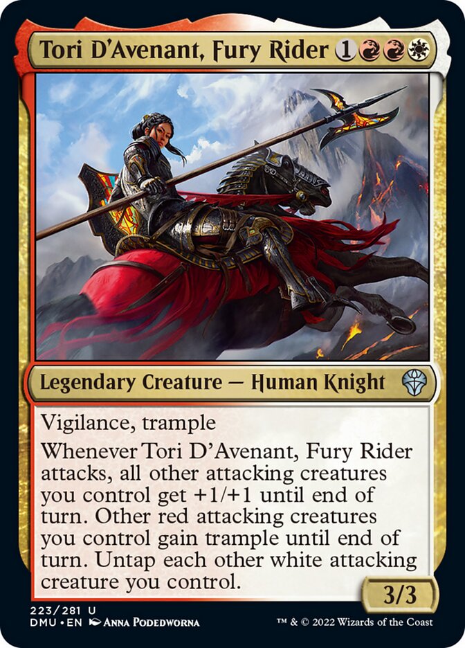 Tori D'Avenant, Fury Rider [Dominaria United] | Anubis Games and Hobby