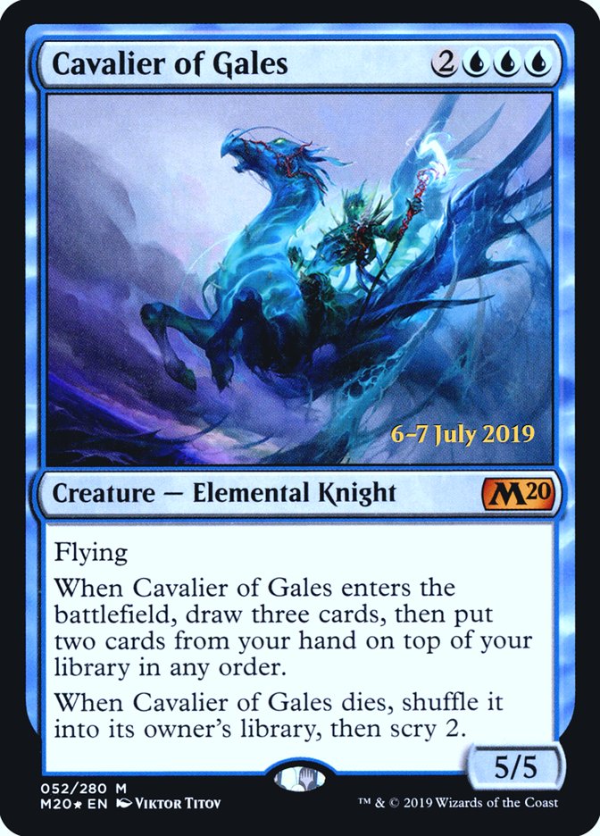 Cavalier of Gales [Core Set 2020 Prerelease Promos] | Anubis Games and Hobby