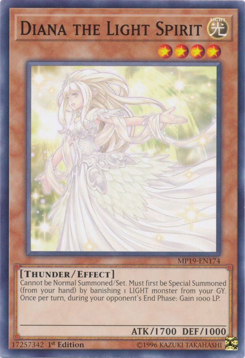 Diana the Light Spirit [MP19-EN174] Common | Anubis Games and Hobby