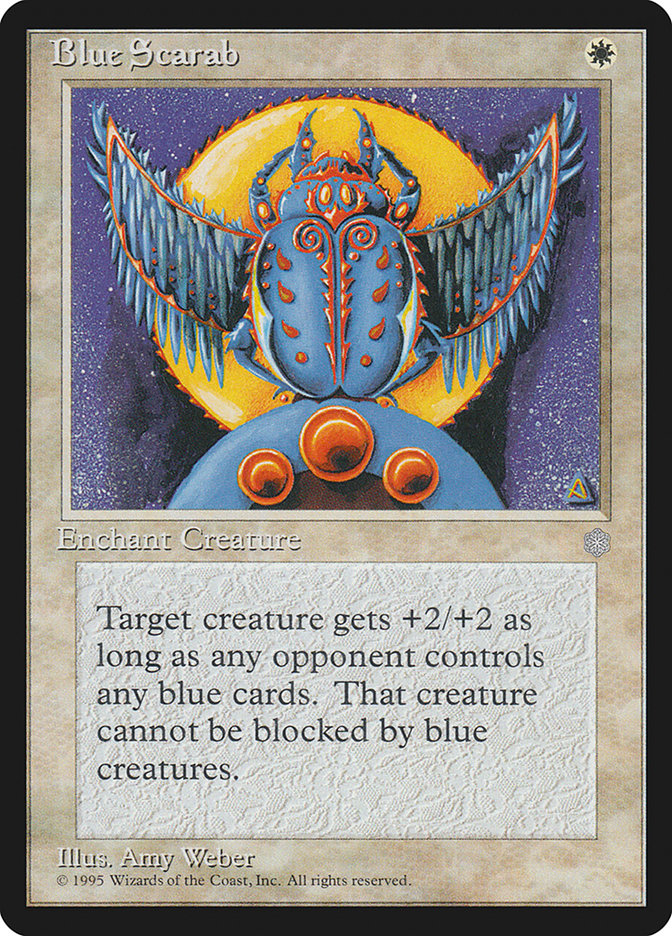 Blue Scarab [Ice Age] | Anubis Games and Hobby