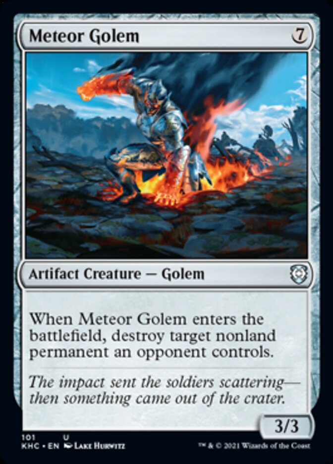 Meteor Golem [Kaldheim Commander] | Anubis Games and Hobby