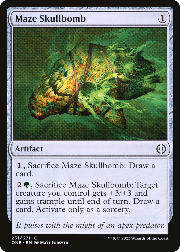 Maze Skullbomb [Phyrexia: All Will Be One] | Anubis Games and Hobby