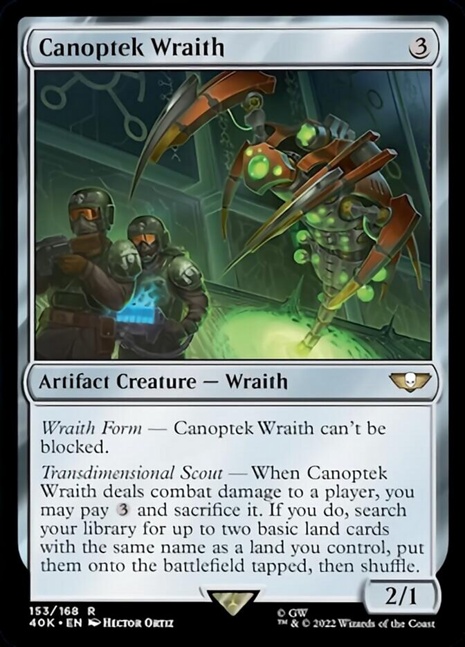 Canoptek Wraith (Surge Foil) [Warhammer 40,000] | Anubis Games and Hobby