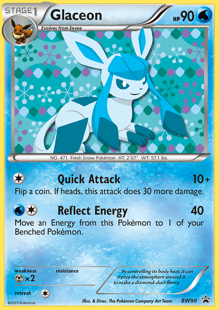 Glaceon (BW90) [Black & White: Black Star Promos] | Anubis Games and Hobby