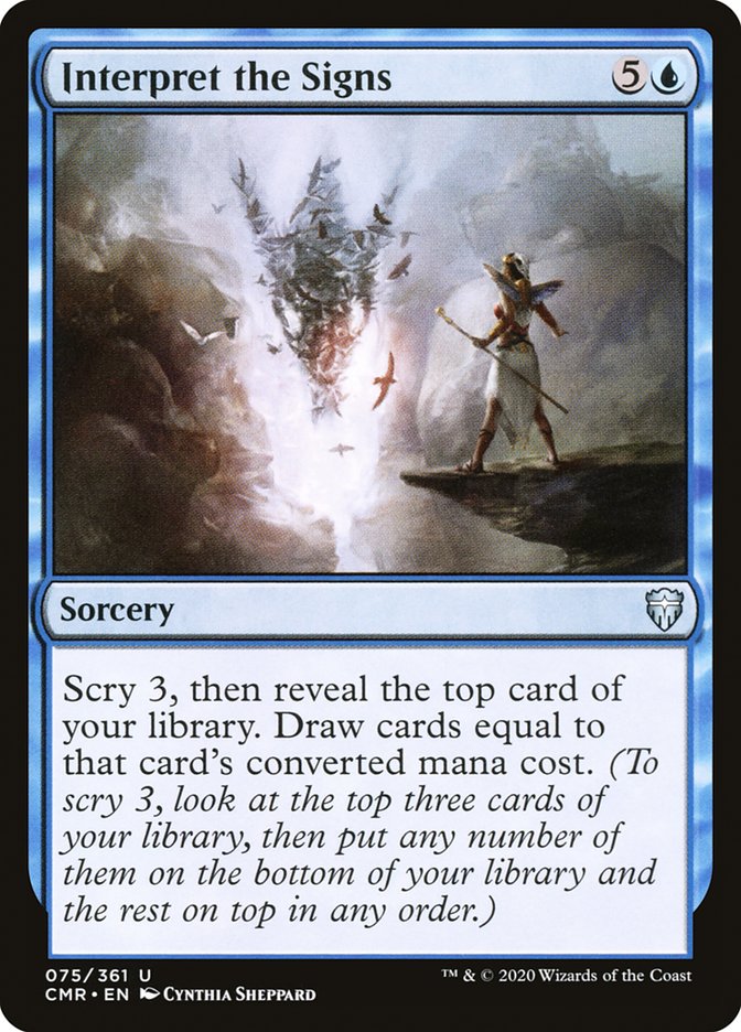 Interpret the Signs [Commander Legends] | Anubis Games and Hobby