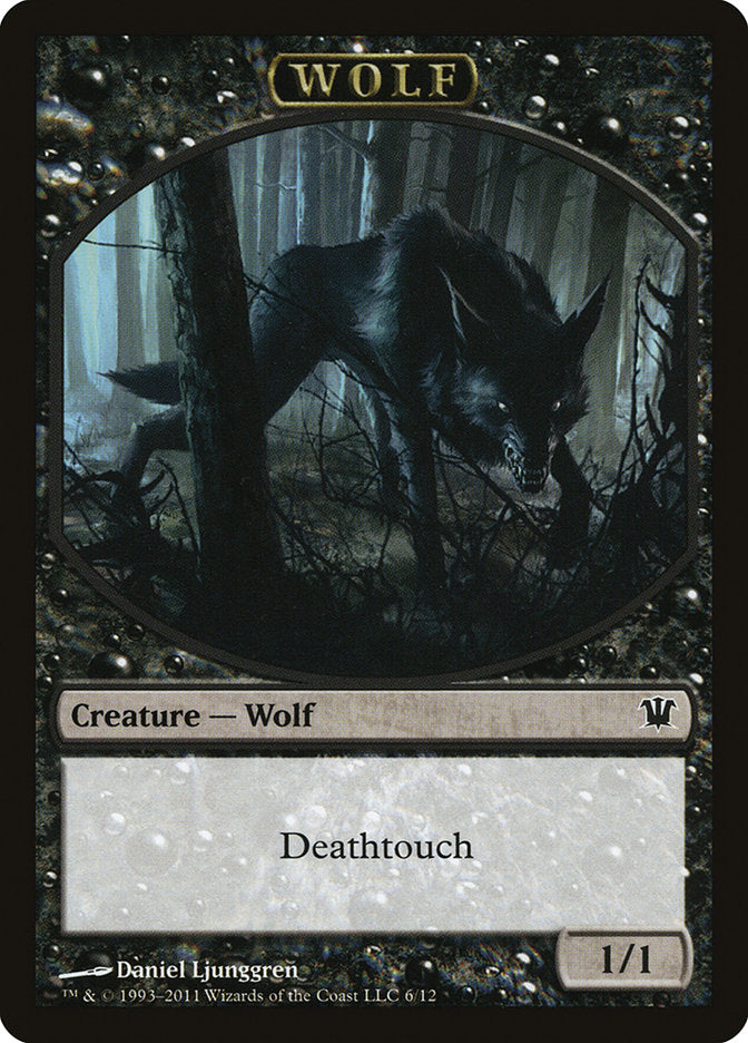 Wolf Token (6/12) [Innistrad Tokens] | Anubis Games and Hobby