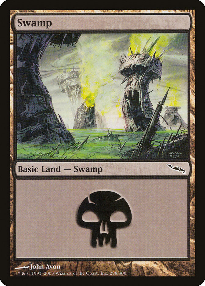 Swamp (298) [Mirrodin] | Anubis Games and Hobby