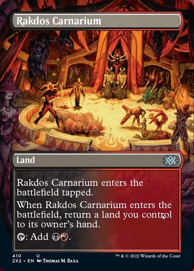 Rakdos Carnarium (Borderless Alternate Art) [Double Masters 2022] | Anubis Games and Hobby