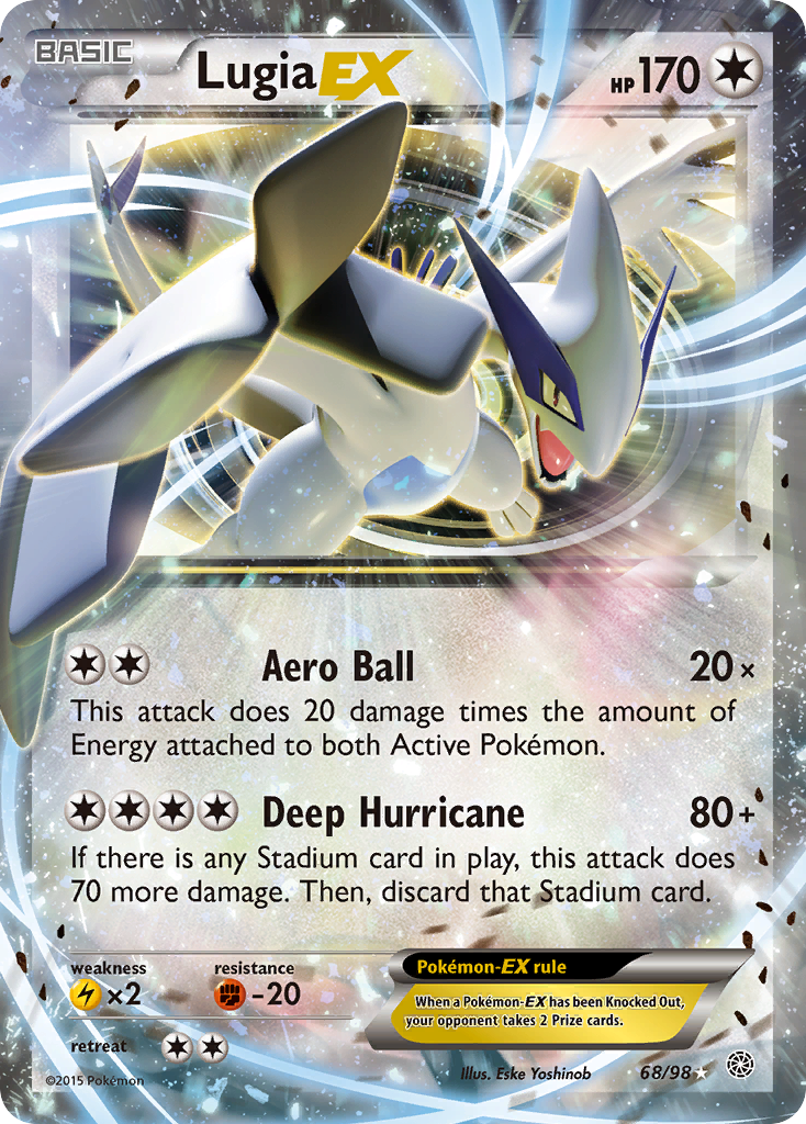 Lugia EX (68/98) [XY: Ancient Origins] | Anubis Games and Hobby