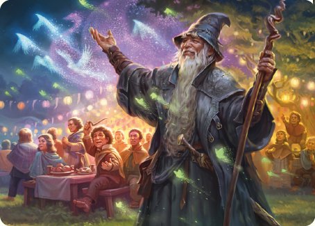 Gandalf, Friend of the Shire Art Card [The Lord of the Rings: Tales of Middle-earth Art Series] | Anubis Games and Hobby