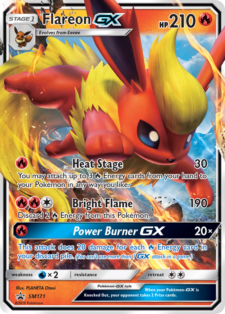 Flareon GX (SM171) [Sun & Moon: Black Star Promos] | Anubis Games and Hobby