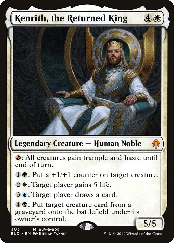 Kenrith, the Returned King (Buy-A-Box) [Throne of Eldraine Promos] | Anubis Games and Hobby