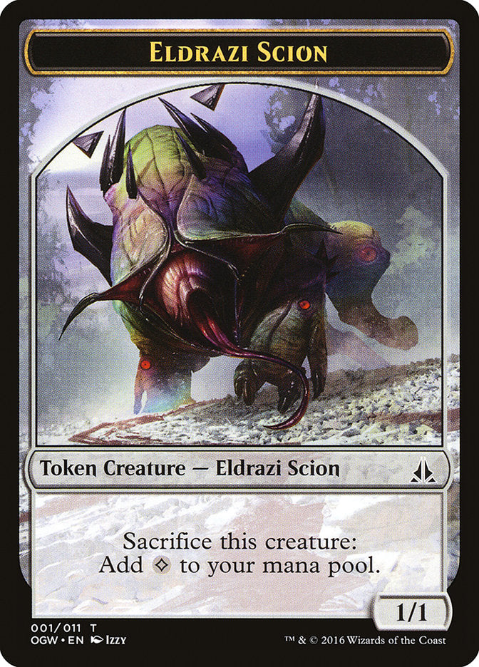 Eldrazi Scion Token (001/011) [Oath of the Gatewatch Tokens] | Anubis Games and Hobby
