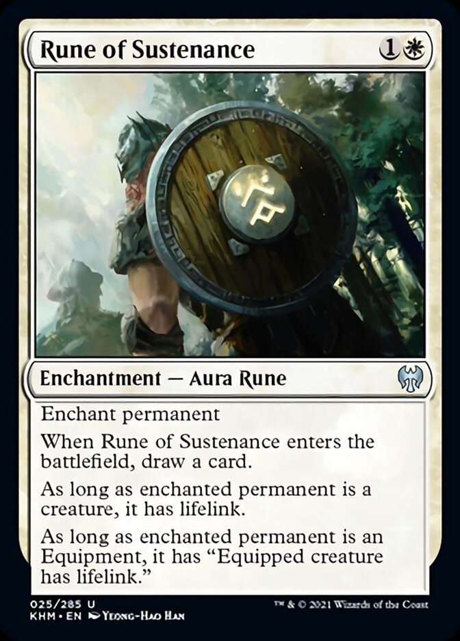 Rune of Sustenance [Kaldheim] | Anubis Games and Hobby