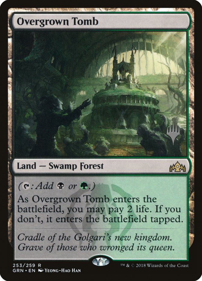 Overgrown Tomb (Promo Pack) [Guilds of Ravnica Promos] | Anubis Games and Hobby