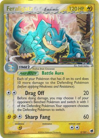 Feraligatr (2/101) (Delta Species) (Stamped) [EX: Dragon Frontiers] | Anubis Games and Hobby