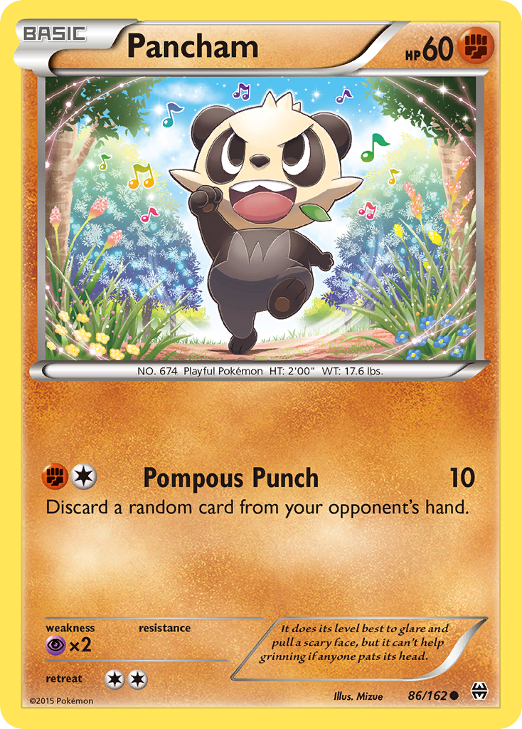 Pancham (86/162) [XY: BREAKthrough] | Anubis Games and Hobby