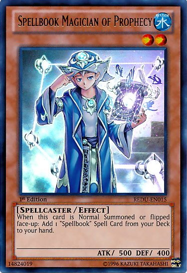 Spellbook Magician of Prophecy [REDU-EN015] Ultra Rare | Anubis Games and Hobby
